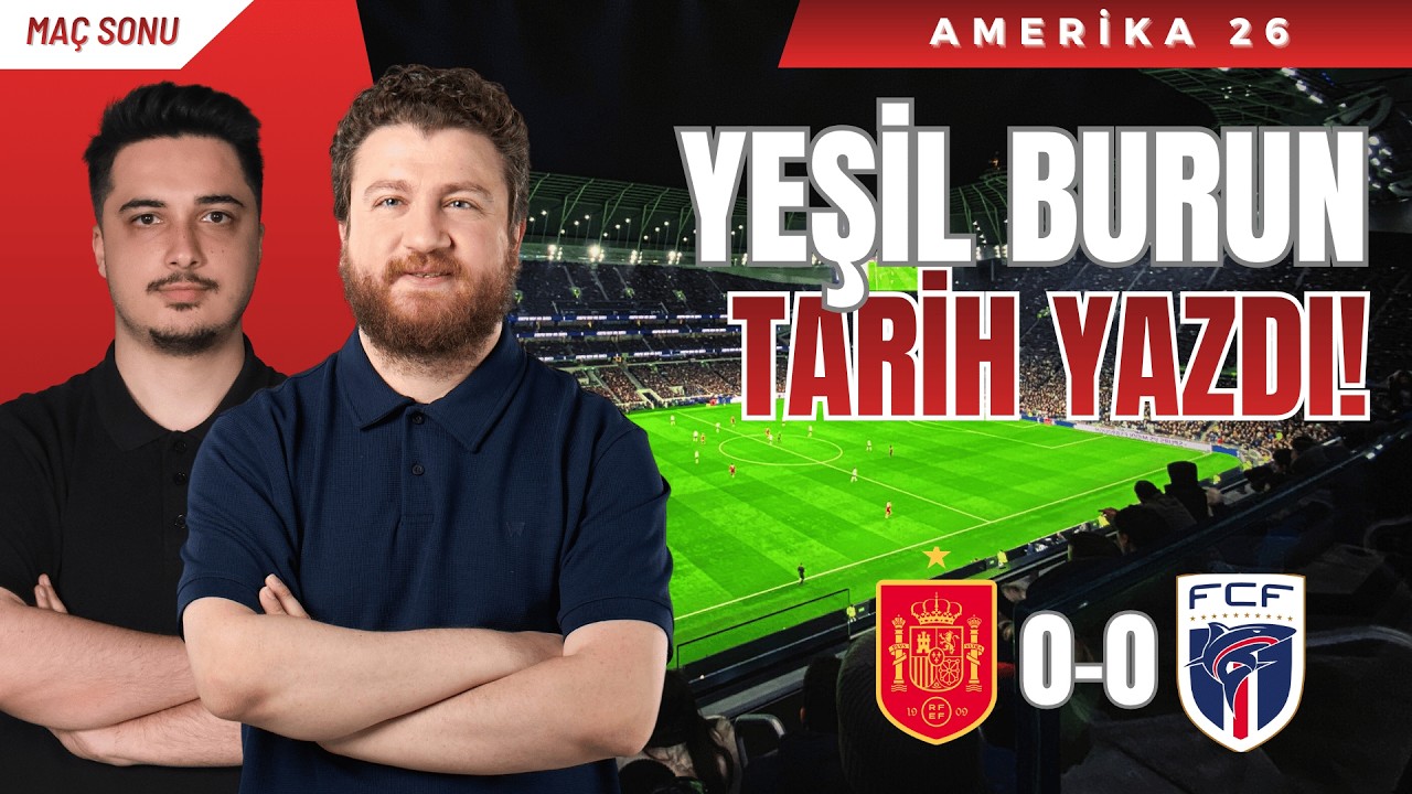 İspanya 0-0 Yeşil Burun Adaları: 48 takımlı formatın ilk büyük sürprizi